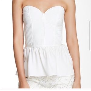 Parker Emma Silk Peplum Corset